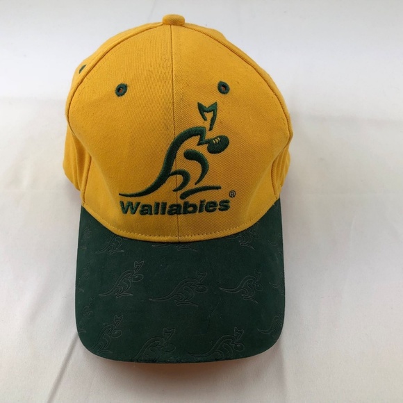 Wallabies Other - Wallabies Rugby Strapback Cap  Embossed Bill (N-3)